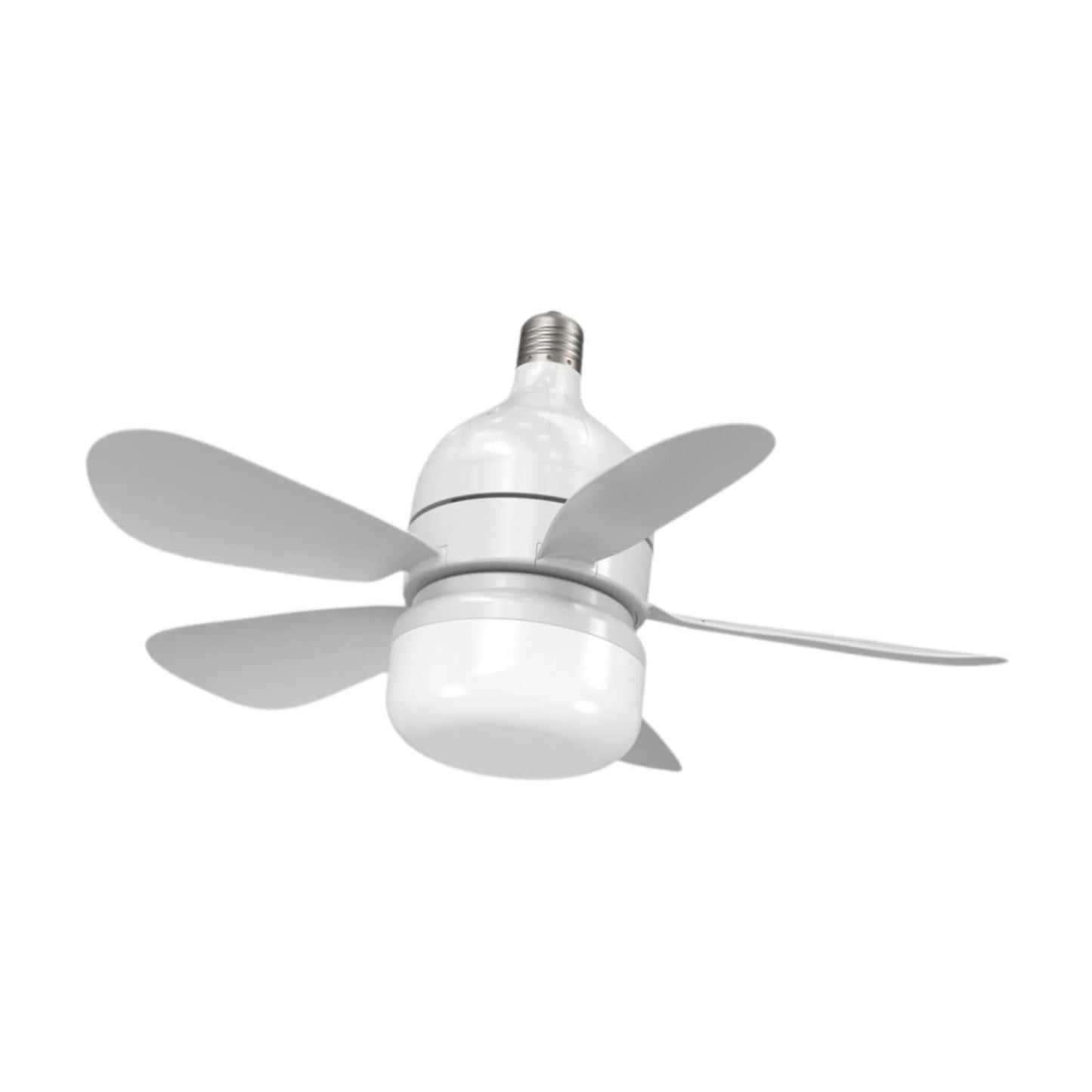 Ceiling Fan with Light E27 Socket Fan Light Modern Mute 3 Colors Ceiling Fan Light Dimmable for Kitchen, Dining Room, Office