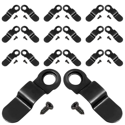 100pcs Photo Frames Turn Buttons Picture Frame Iron Parts Hanging Pictures Frames Backing Clips