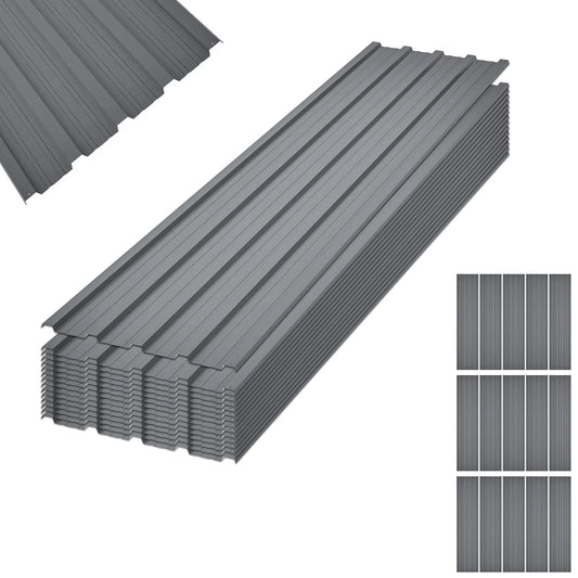 Gray Galvanized Metal Roof Panels Hardware Roofing Sheets