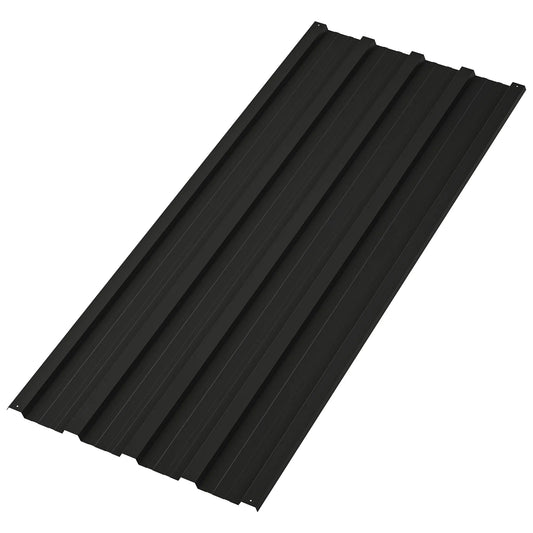 Heavy Duty Roofing Sheets Wall Panels Roof Replacement for Patio Outdoor Garden, Black