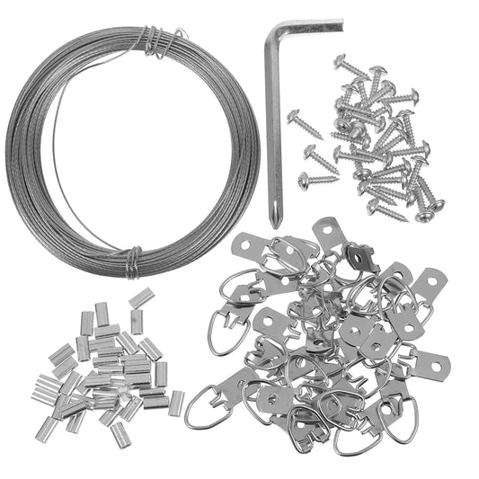 unbranded Decor Photo Frame Hanging Rope Picture Materials Set